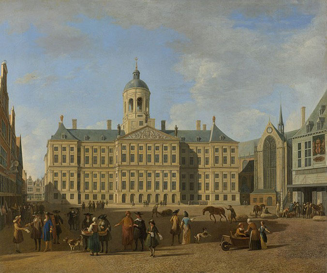 The town hall on the Dam, Amsterdam